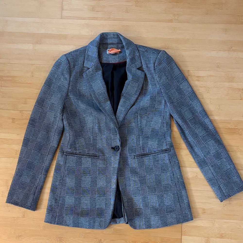 LOFT Gray Plaid Women's Blazer